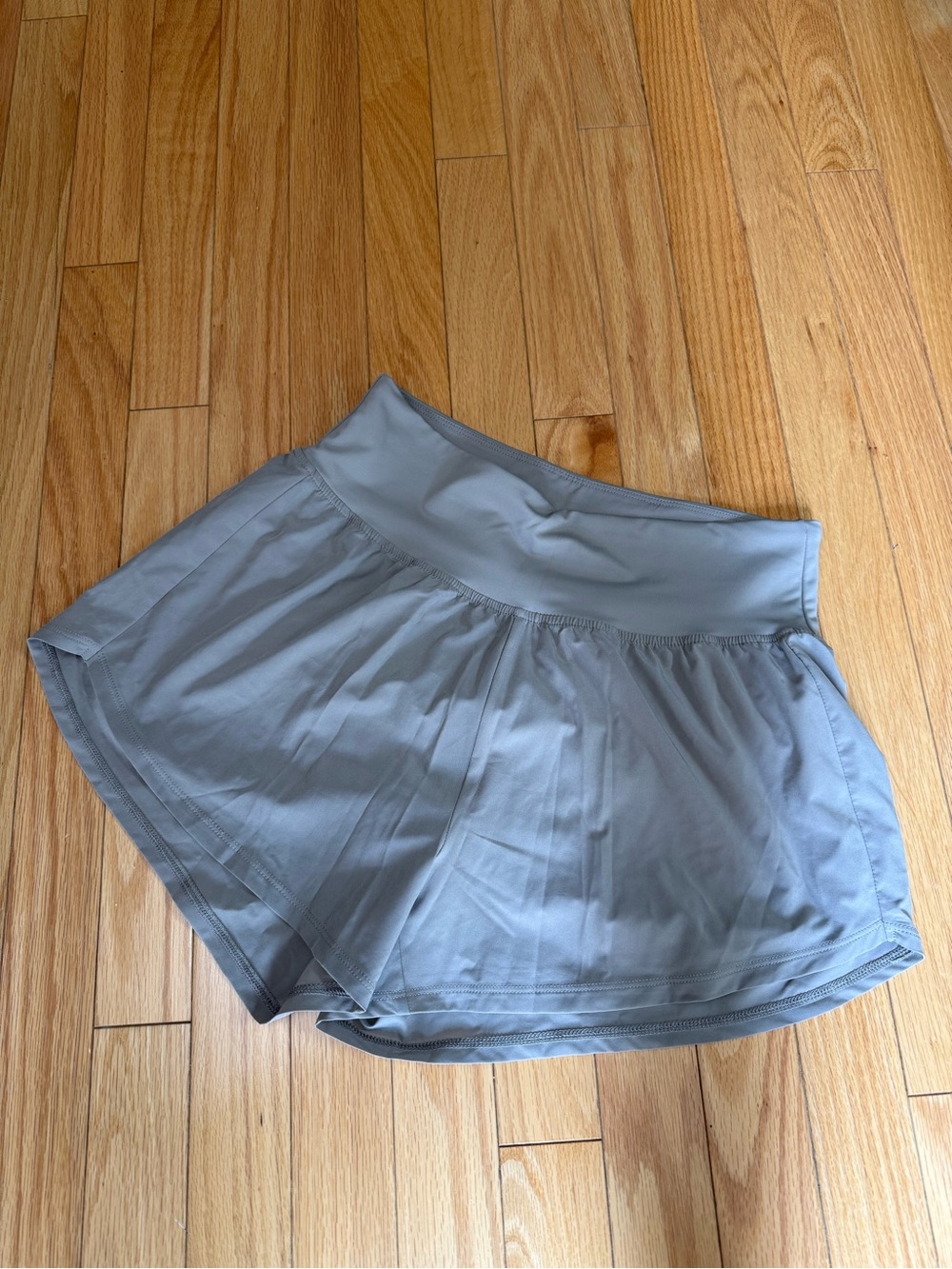 DSG Beige Athletic Short with Built-In Underwear
